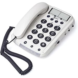 Geemarc Dallas 10 Amplified Corded Telephone with One-touch Memories and Tone and Volume Control for Elderly Hearing Aid Compatible Low Hearing Loss UK Version Geemarc Dallas 10 Amplified Corded Telephone with One-touch Memories and Tone and Volume Control for Elderly Hearing Aid Compatible Low Hearing Loss UK Version
