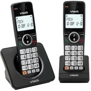 VTech EA5001 DECT Cordless Phone with Nuisance Call Blocker,Easy-to-Read Backlit Display,Landline Phone with 18 Hours Talk-time,Volume Booster,Handsfree Speakerphone,Speed Dial,2-Handset VTech EA5001 DECT Cordless Phone with Nuisance Call Blocker,Easy-to-Read Backlit Display,Landline Phone with 18 Hours Talk-time,Volume Booster,Handsfree Speakerphone,Speed Dial,2-Handset