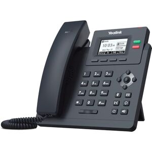 Yealink SIP-T31P Entry-level IP Power over Ethernet Corded Phone with 2 Lines, HD Voice and 2.3 Inch Graphical LCD Display with Backlight (132 x 64 Pixel) Black Yealink SIP-T31P Entry-level IP Power over Ethernet Corded Phone with 2 Lines, HD Voice and 2.3 Inch Graphical LCD Display with Backlight (132 x 64 Pixel) Black