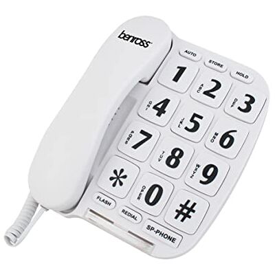 Benross - 44580 - White - Big Button - Telephone Benross - 44580 - White - Big Button - Telephone