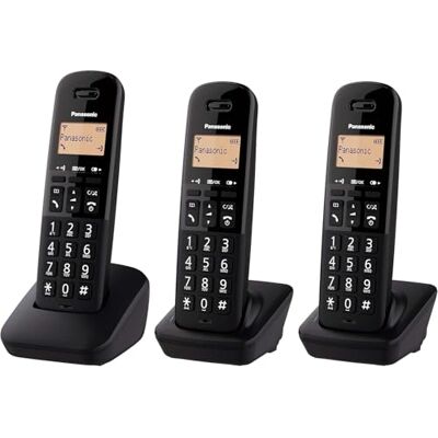 Panasonic - KX-TGB613EB - Trio - Cordless Telephone Panasonic - KX-TGB613EB - Trio - Cordless Telephone
