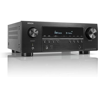 Denon AVR-S980H 7.2 Channel AV Receiver – 90W, Dolby Atmos & DTS:X, 8K/60 & 4K/120 HDMI, HEOS Multiroom, Wi-Fi, Bluetooth, AirPlay 2, Gaming Ready (VRR/ALLM), Home Cinema Amplifier Denon AVR-S980H 7.2 Channel AV Receiver – 90W, Dolby Atmos & DTS:X, 8K/60 & 4K/120 HDMI, HEOS Multiroom, Wi-Fi, Bluetooth, AirPlay 2, Gaming Ready (VRR/ALLM), Home Cinema Amplifier