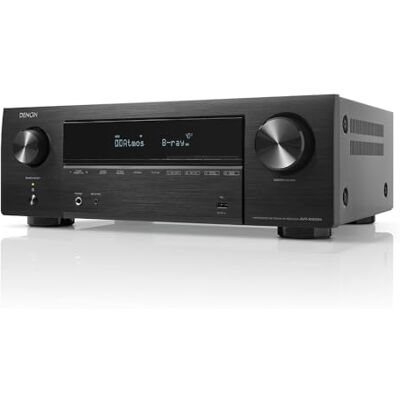 Denon AVR-X1800H 8K AV Receiver, 7.2ch Home Cinema Amplifier, Dolby Atmos, DTS:X, Dolby Surround Sound, and DTS Neural:X, Audyssey Room Correction, Bluetooth, AirPlay 2 and HEOS Built-in Denon AVR-X1800H 8K AV Receiver, 7.2ch Home Cinema Amplifier, Dolby Atmos, DTS:X, Dolby Surround Sound, and DTS Neural:X, Audyssey Room Correction, Bluetooth, AirPlay 2 and HEOS Built-in