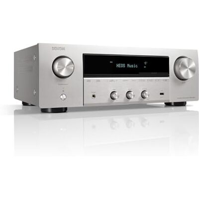 Denon DRA-900H 2.2 Ch 145W AV Receiver Silver With HEOS Built-in, 8K Compatibility Denon DRA-900H 2.2 Ch 145W AV Receiver Silver With HEOS Built-in, 8K Compatibility