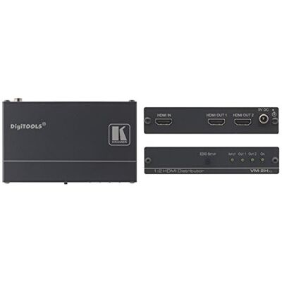 (KRAMER) Distribution Amplifier, HDMI, 1:2 AMPLIFIERS Distribution SPLITTERS/Extenders Audio Visual, 1 X Qty VM-2HXL (KRAMER) Distribution Amplifier, HDMI, 1:2 AMPLIFIERS Distribution SPLITTERS/Extenders Audio Visual, 1 X Qty VM-2HXL