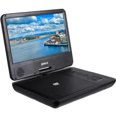 Groov-e 7-Inch Portable DVD Player Movie Player with TFT LCD Screen, Built-in Speakers, USB and SD Card Ports, Remote Control, and Rechargeable Battery, Mains or Battery Powered Groov-e 7-Inch Portable DVD Player Movie Player with TFT LCD Screen, Built-in Speakers, USB and SD Card Ports, Remote Control, and Rechargeable Battery, Mains or Battery Powered