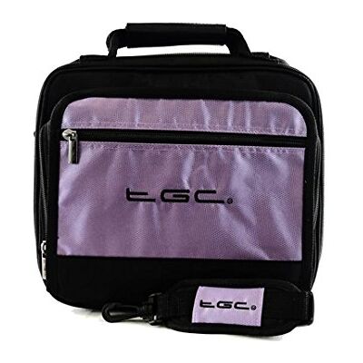 TGC Polaroid PDVD-193C Pink Portable DVD Player Twin Compartment Case Bag by ® (Electric Purple & Black) TGC Polaroid PDVD-193C Pink Portable DVD Player Twin Compartment Case Bag by ® (Electric Purple & Black)