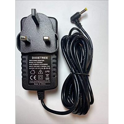 DIXIETREE Replacement for 12V AC-DC Power Adaptor for Blaupunkt BP-PDVD7-1 7 Inch LCD Portable DVD Player DIXIETREE Replacement for 12V AC-DC Power Adaptor for Blaupunkt BP-PDVD7-1 7 Inch LCD Portable DVD Player