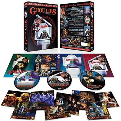Ghoulies I + II + III Trilogy Blu Ray B Limited Edition Digipack Numbered + 8 Postcards Ghoulies I + II + III Trilogy Blu Ray B Limited Edition Digipack Numbered + 8 Postcards