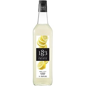 1883 MAISON ROUTIN Premium Lemonade Syrup – Refreshing Flavoured Syrup for Sparkling Drinks, Cocktails and Mocktails – Vegan-Friendly, No Preservatives – 1L PET Bottle 1883 MAISON ROUTIN Premium Lemonade Syrup – Refreshing Flavoured Syrup for Sparkling Drinks, Cocktails and Mocktails – Vegan-Friendly, No Preservatives – 1L PET Bottle