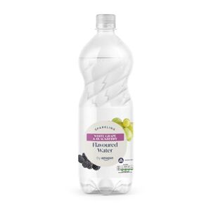 by Amazon Carbonated White Grape And Blackberry Spring Water, 1L