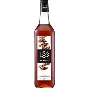 1883 MAISON ROUTIN 1883 Maison Routin Premium Toffee Crunch Syrup – Flavoured Coffee & Dessert Syrup, Vegan-Friendly, No Artificial Colours, 1L Glass Bottle 1883 MAISON ROUTIN 1883 Maison Routin Premium Toffee Crunch Syrup – Flavoured Coffee & Dessert Syrup, Vegan-Friendly, No Artificial Colours, 1L Glass Bottle