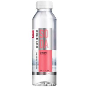 NFSQ Nongfu Mountain Spring Peach Flavor 410ml Soda Water, Zero Calories, No Sugar, flavour water