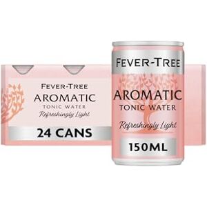 FEVER-TREE Refreshingly Light Aromatic Tonic Water 24x150ml FEVER-TREE Refreshingly Light Aromatic Tonic Water 24x150ml