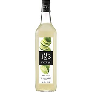 1883 MAISON ROUTIN Premium Lime Syrup – Tangy Flavoured Syrup for Cocktails, Mojitos, Lemonades and Sparkling Drinks – Vegan-Friendly, No Preservatives – 1L Glass Bottle 1883 MAISON ROUTIN Premium Lime Syrup – Tangy Flavoured Syrup for Cocktails, Mojitos, Lemonades and Sparkling Drinks – Vegan-Friendly, No Preservatives – 1L Glass Bottle