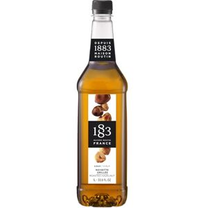 1883 MAISON ROUTIN Premium Roasted Hazelnut Syrup Made with Pure Cane Sugar for Coffee, Hot Chocolate & Baking, Vegan-Friendly, Allergen-Free, Preservative Free, No Artificial Colours 1L PET Bottle 1883 MAISON ROUTIN Premium Roasted Hazelnut Syrup Made with Pure Cane Sugar for Coffee, Hot Chocolate & Baking, Vegan-Friendly, Allergen-Free, Preservative Free, No Artificial Colours 1L PET Bottle
