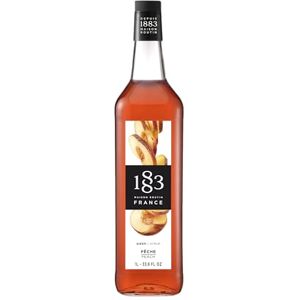 1883 MAISON ROUTIN 1883 Maison Routin Premium Peach Syrup – Flavoured Syrup for Coffee, Cocktails & Lemonades, Vegan-Friendly, No Artificial Colours, 1L Glass Bottle 1883 MAISON ROUTIN 1883 Maison Routin Premium Peach Syrup – Flavoured Syrup for Coffee, Cocktails & Lemonades, Vegan-Friendly, No Artificial Colours, 1L Glass Bottle