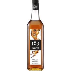 1883 MAISON ROUTIN Premium Amaretto Syrup – Flavoured Coffee Syrup for Lattes, Cocktails, Desserts, Rich Almond Aroma, Vegan-Friendly, 1L Glass Bottle 1883 MAISON ROUTIN Premium Amaretto Syrup – Flavoured Coffee Syrup for Lattes, Cocktails, Desserts, Rich Almond Aroma, Vegan-Friendly, 1L Glass Bottle