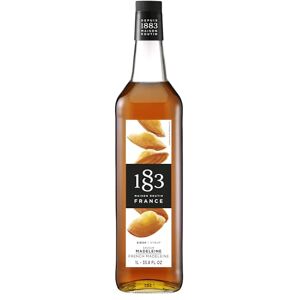 1883 MAISON ROUTIN Premium French Madeleine Syrup for Coffee, Lattes & Desserts Bakery Flavour, Vegan-Friendly, No Preservatives 1L Glass Bottle 1883 MAISON ROUTIN Premium French Madeleine Syrup for Coffee, Lattes & Desserts Bakery Flavour, Vegan-Friendly, No Preservatives 1L Glass Bottle