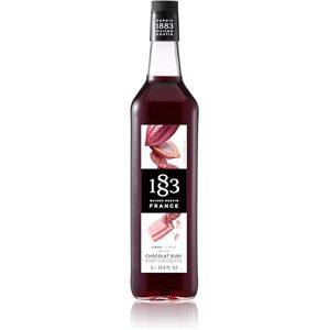 1883 MAISON ROUTIN 1883 Maison Routin Premium Ruby Chocolate Syrup Sweet & Fruity Chocolate Flavour for Coffee, Hot Chocolate, Cocktails & Desserts Vegan-Friendly, No Preservatives 1L Glass Bottle 1883 MAISON ROUTIN 1883 Maison Routin Premium Ruby Chocolate Syrup Sweet & Fruity Chocolate Flavour for Coffee, Hot Chocolate, Cocktails & Desserts Vegan-Friendly, No Preservatives 1L Glass Bottle