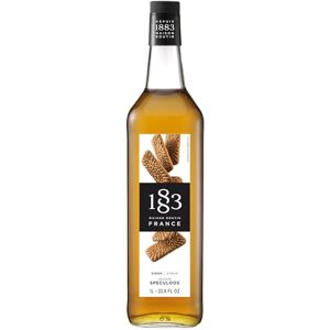1883 MAISON ROUTIN Speculoos Premium Syrup for Coffee, Lattes, Desserts Spiced Biscuit Syrup 1L Glass Bottle 1883 MAISON ROUTIN Speculoos Premium Syrup for Coffee, Lattes, Desserts Spiced Biscuit Syrup 1L Glass Bottle