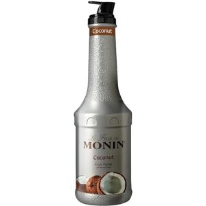 Monin Coconut Fruit Mix Puree 1L for Cocktails and Frappes. Vegetarian, Allergen-Free, 100% Natural Flavours and Colourings. 2-in-1 Coconut Puree and Sugar Syrup Hybrid Monin Coconut Fruit Mix Puree 1L for Cocktails and Frappes. Vegetarian, Allergen-Free, 100% Natural Flavours and Colourings. 2-in-1 Coconut Puree and Sugar Syrup Hybrid