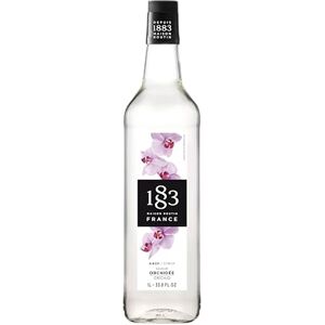 1883 MAISON ROUTIN Orchid Premium Syrup for Cocktails, Tea, Mocktails Floral Syrup 1L Glass Bottle 1883 MAISON ROUTIN Orchid Premium Syrup for Cocktails, Tea, Mocktails Floral Syrup 1L Glass Bottle