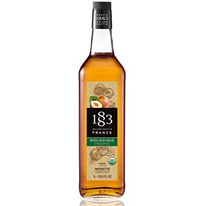 1883 MAISON ROUTIN Premium Organic Hazelnut Syrup – Nutty Flavoured Syrup for Coffee, Hot Chocolate, Cocktails and Desserts – Vegan-Friendly, No Preservatives – 1L Glass Bottle 1883 MAISON ROUTIN Premium Organic Hazelnut Syrup – Nutty Flavoured Syrup for Coffee, Hot Chocolate, Cocktails and Desserts – Vegan-Friendly, No Preservatives – 1L Glass Bottle
