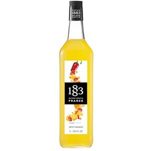 1883 MAISON ROUTIN Premium Spicy Mango Syrup, Natural Fruit Syrup, Absolute for Cocktails and Mocktails, Iced Teas, Desserts and More, No Preservatives – 1L Glass Bottle 1883 MAISON ROUTIN Premium Spicy Mango Syrup, Natural Fruit Syrup, Absolute for Cocktails and Mocktails, Iced Teas, Desserts and More, No Preservatives – 1L Glass Bottle