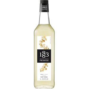 1883 MAISON ROUTIN Popcorn Premium Syrup for Coffee, Milkshakes, Desserts Sweet Syrup 1L Glass Bottle 1883 MAISON ROUTIN Popcorn Premium Syrup for Coffee, Milkshakes, Desserts Sweet Syrup 1L Glass Bottle