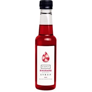 Simply Rhubarb Syrup, Vegan & Nut Free Flavoured Syrup for Coffee, Cocktails & Baking (250ml) Simply Rhubarb Syrup, Vegan & Nut Free Flavoured Syrup for Coffee, Cocktails & Baking (250ml)