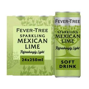 FEVER-TREE Sparkling Mexican Lime Soft Drink 24x250ml FEVER-TREE Sparkling Mexican Lime Soft Drink 24x250ml