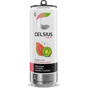 CELSIUS Energy Drink, Sparkling Kiwi Guava, Natural Flavours. No Artificial Colours, Sugar Free Energy Drinks, 355 mL, 12-Pack CELSIUS Energy Drink, Sparkling Kiwi Guava, Natural Flavours. No Artificial Colours, Sugar Free Energy Drinks, 355 mL, 12-Pack