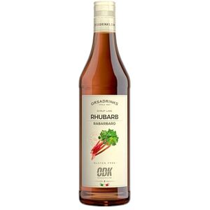ODK Rhubarb Syrup Cocktails, Coffee, Iced Tea, Cooking, Baking and Desserts 75cl Bottle ODK Rhubarb Syrup Cocktails, Coffee, Iced Tea, Cooking, Baking and Desserts 75cl Bottle