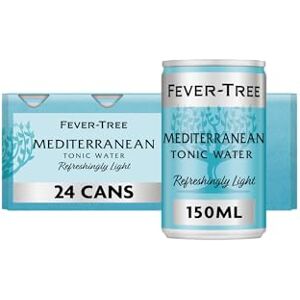 FEVER-TREE Refreshingly Light Mediterranean Tonic Water 24x150ml FEVER-TREE Refreshingly Light Mediterranean Tonic Water 24x150ml