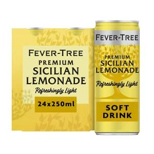 FEVER-TREE Premium Sicilian Lemonade Soft Drink 24x250ml FEVER-TREE Premium Sicilian Lemonade Soft Drink 24x250ml