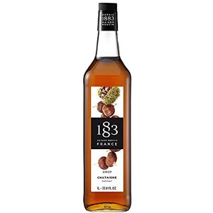 1883 MAISON ROUTIN Premium Chestnut Syrup – Roasted Nut Flavour for Coffee, Hot Chocolate, Cocktails and Seasonal Drinks – Vegan-Friendly, No Preservatives – 1L Glass Bottle 1883 MAISON ROUTIN Premium Chestnut Syrup – Roasted Nut Flavour for Coffee, Hot Chocolate, Cocktails and Seasonal Drinks – Vegan-Friendly, No Preservatives – 1L Glass Bottle