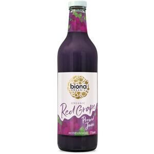 Biona Organic Red Grape Juice 750ml, Pack of 6 Immediately Pressed After Harvest Recyclable Glass Bottle Serve Over Ice Or Top With Sparkling Water Biona Organic Red Grape Juice 750ml, Pack of 6 Immediately Pressed After Harvest Recyclable Glass Bottle Serve Over Ice Or Top With Sparkling Water