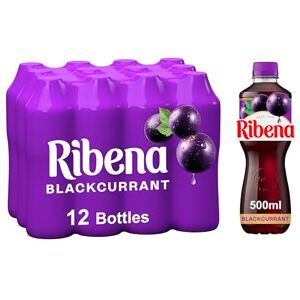 Ribena Blackcurrant Juice Drink 500ml Multipack of 12 Real Fruit Rich In Vitamin C No Artificial Colours or flavous Fruity Refreshment Ready To Drink 100% Recycled Ribena Blackcurrant Juice Drink 500ml Multipack of 12 Real Fruit Rich In Vitamin C No Artificial Colours or flavous Fruity Refreshment Ready To Drink 100% Recycled