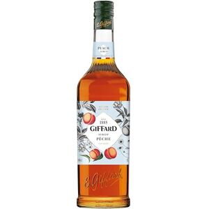 Giffard Peach Syrup French Recipe and Manufactured Fruity and Gourmet 1 Litre, 0.0% vol, 100cl Giffard Peach Syrup French Recipe and Manufactured Fruity and Gourmet 1 Litre, 0.0% vol, 100cl