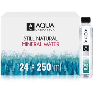 Aqua Carpatica 250ml x 24 Pure Natural Still Mineral Water 24-Pack Bottled Water, Virtually Nitrate Free, Low Sodium, Naturally Alkaline, Natural Electrolytes, Premium Multipack 100% Recyclable Aqua Carpatica 250ml x 24 Pure Natural Still Mineral Water 24-Pack Bottled Water, Virtually Nitrate Free, Low Sodium, Naturally Alkaline, Natural Electrolytes, Premium Multipack 100% Recyclable