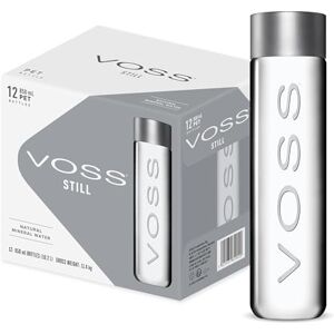 Voss Still Water, Pack of 12 x 850ml PET Bottles, Natural Mineral Water Voss Still Water, Pack of 12 x 850ml PET Bottles, Natural Mineral Water