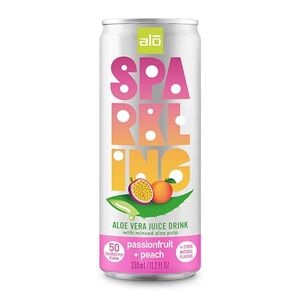 CAPACITEA Alo Sparkling Water Passion Fruit and Peach 330ml