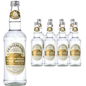 Fentimans Premium Indian Tonic Water Botanically Brewed Water Infused with Sicilian Lemon Oil and Lemongrass Extract Low Calorie, Gluten Free and Vegan Friendly Soft Drinks 8 x 500 ml Fentimans Premium Indian Tonic Water Botanically Brewed Water Infused with Sicilian Lemon Oil and Lemongrass Extract Low Calorie, Gluten Free and Vegan Friendly Soft Drinks 8 x 500 ml