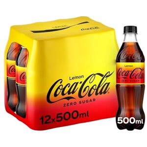 Coca Cola Zero Sugar Coke Zero Lemon 12x500ml Coca Cola Zero Sugar Coke Zero Lemon 12x500ml
