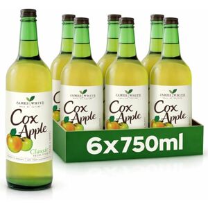 James White Classic Cox Apple Juice Vegan No Added Sugar Picked and Pressed (Pack of 6x750ml) James White Classic Cox Apple Juice Vegan No Added Sugar Picked and Pressed (Pack of 6x750ml)