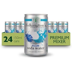 Folkington's Club Soda Water, 24 Cans, Natural Minerals Drink Mixer, 24 Count (Pack of 1) Folkington's Club Soda Water, 24 Cans, Natural Minerals Drink Mixer, 24 Count (Pack of 1)