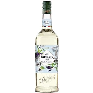 Giffard White Cane Sugar Syrup French Recipe Naturally Sweetened 1 Litre, 0.0% vol, 100cl Giffard White Cane Sugar Syrup French Recipe Naturally Sweetened 1 Litre, 0.0% vol, 100cl