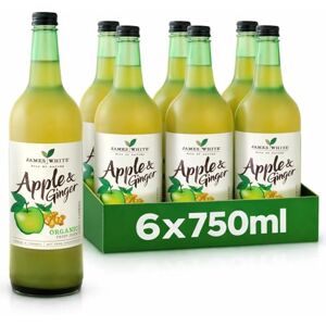 James White Organic Apple and Ginger 75cl (Pack of 6) James White Organic Apple and Ginger 75cl (Pack of 6)