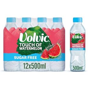 Volvic Touch of Fruit Watermelon Sugar Free Still Flavoured Water Multipack 12x500ml Volvic Touch of Fruit Watermelon Sugar Free Still Flavoured Water Multipack 12x500ml